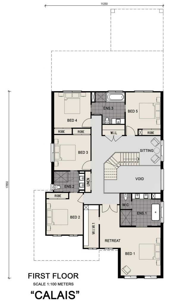Floorplan - Calais I Home Design - Double Storey