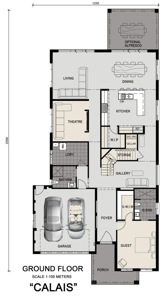 Floorplan - Calais I Home Design - Double Storey