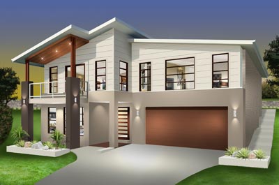 Hayman Home Design - Split Level | Marksman Homes - Illawarra Home Builder