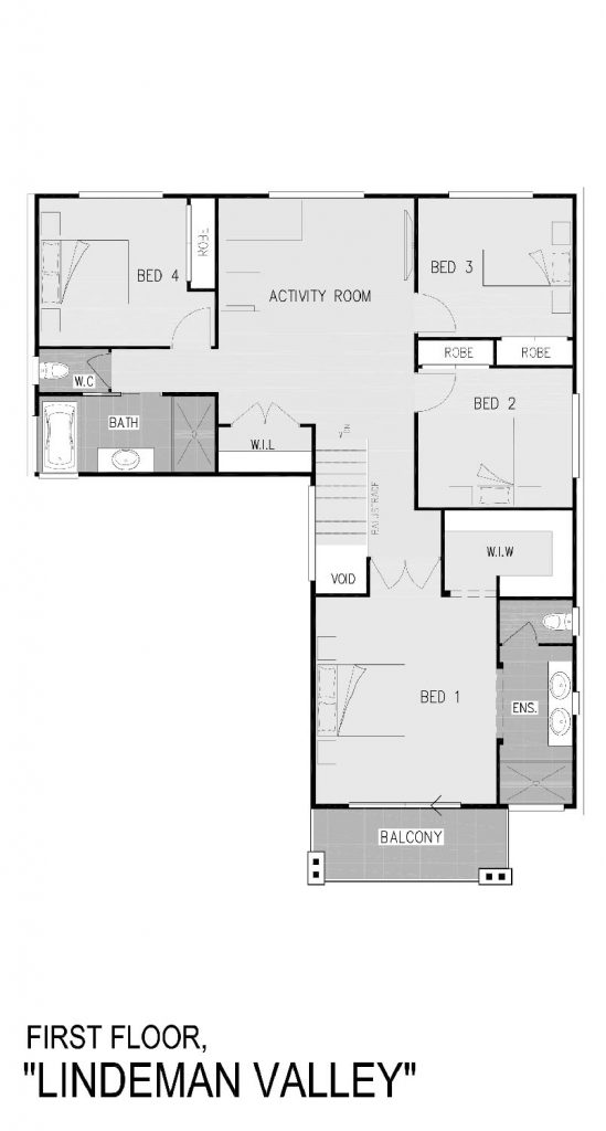 Floorplan - Lindeman Valley Home Design | Double Storey | Ground Floor